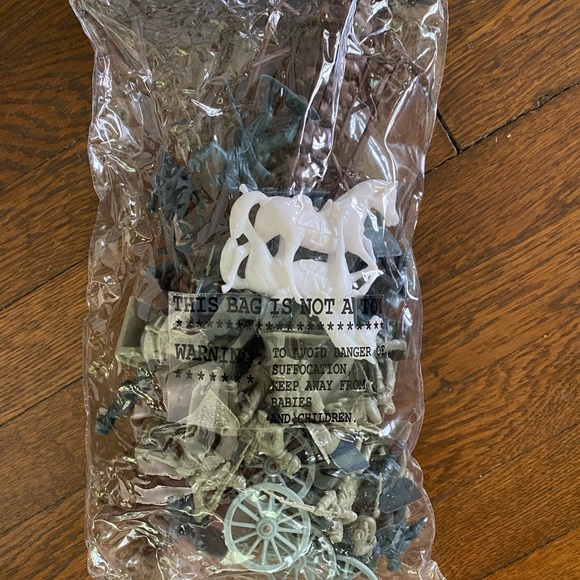 American Civil War action figures play set w/blue & gray soldiers horses canons - Picture 4 of 4